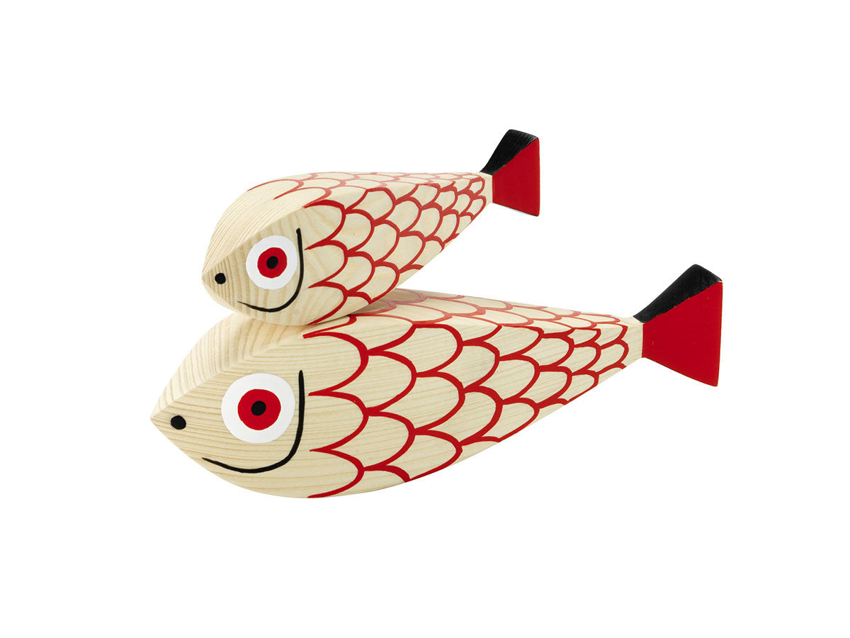 WOODEN DOLLS MOTHER FISH & CHILD