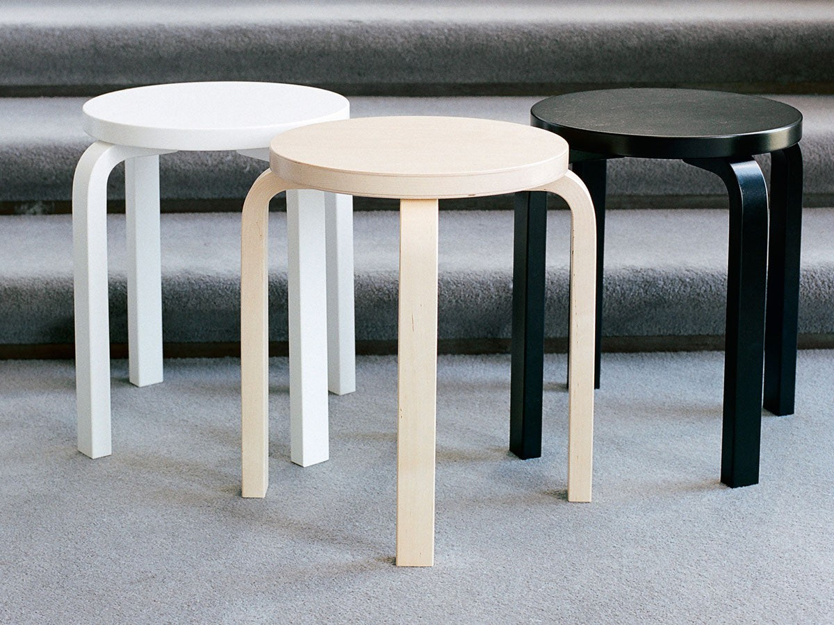 お得 artek/アルテック stool60/スツール60 ラッカーホワイト - 椅子