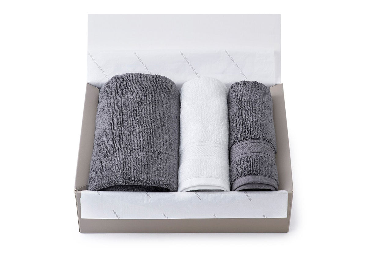 HYDRO COTTON TURKISH TOWEL BATH TOWEL & FACE TOWEL SET