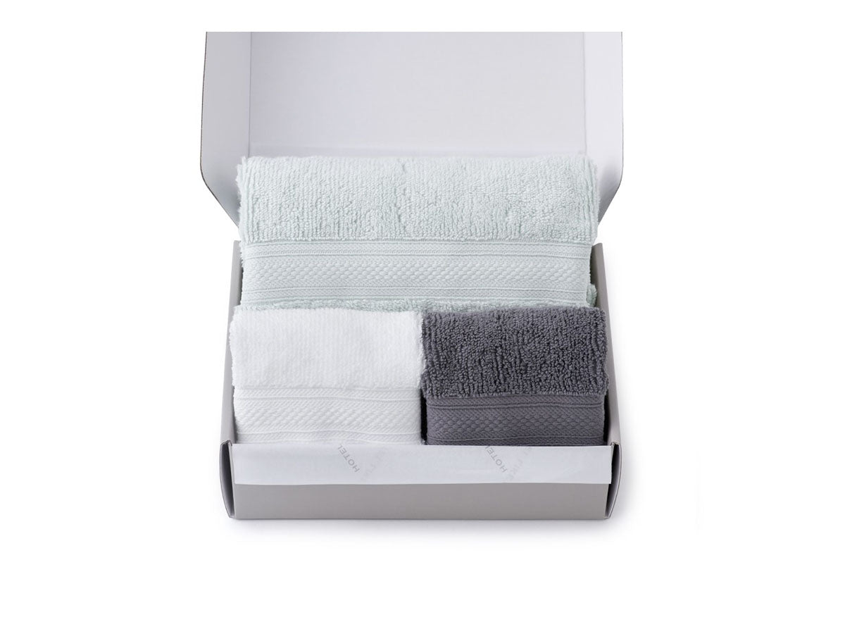 HYDRO COTTON TURKISH TOWEL FACE TOWEL & HAND TOWEL SET