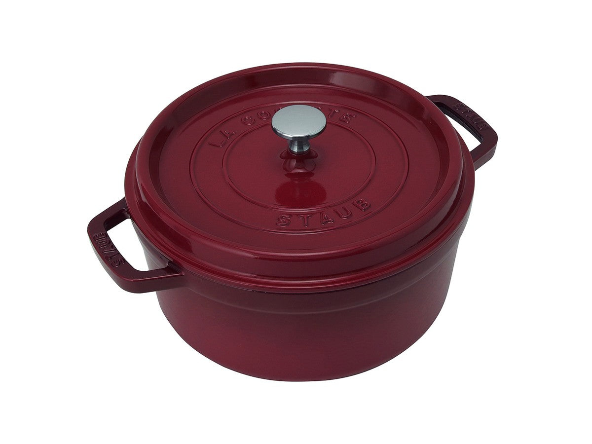 FLYMEe GIFT SALON】STAUB / ストウブ ピコ・ココット ラウンド 24cm（ボルドー） – FLYMEe GIFT SALON