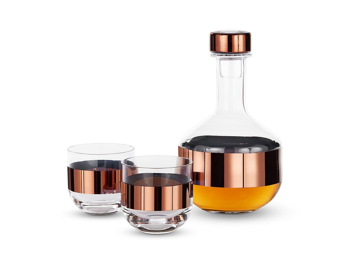 TANK WHISKY DECANTER COPPER