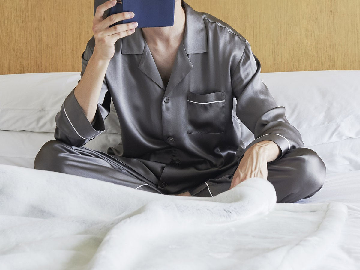 SILK PAJAMA MENS