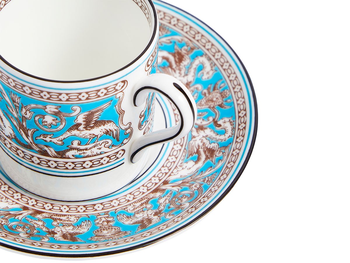 FLORENTINE TURQUOISE COFFEE CUP & SAUCER_4