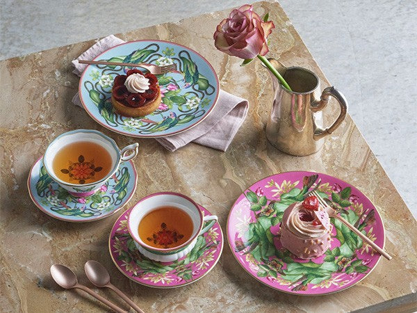 WONDERLUST PINK LOTUS TEACUP & SAUCER_4