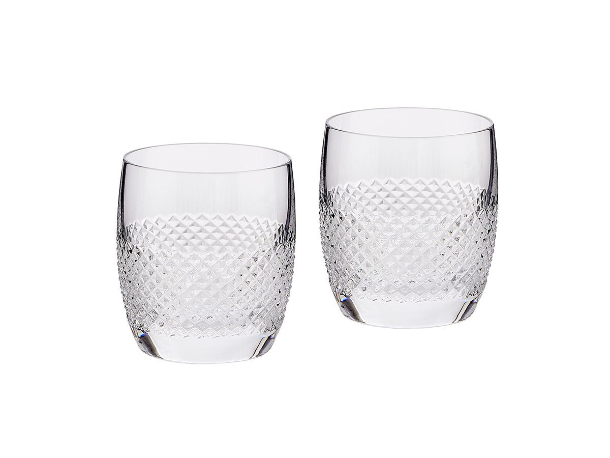 VERA WANG DIAMOND MOSAIC TUMBLER PAIR