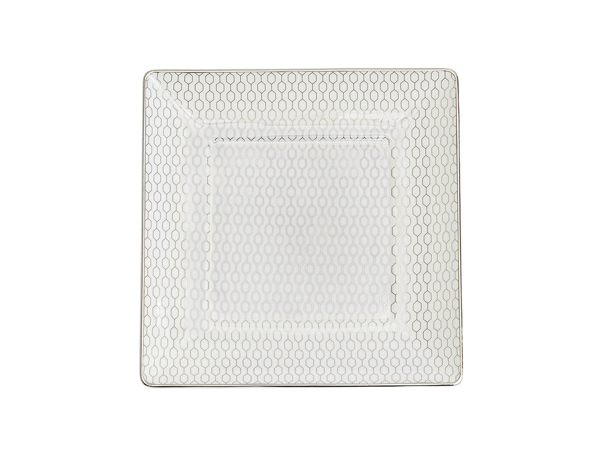 GIO PLATINUM SQUARE TRAY PAIR