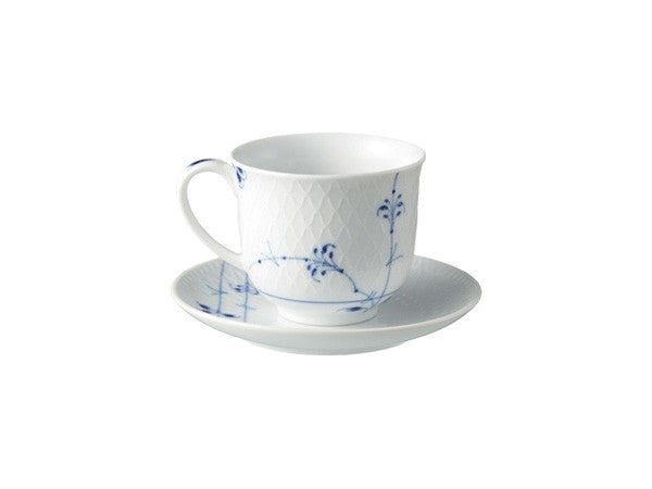 BLUE PALMETTE CUP & PLATE_4