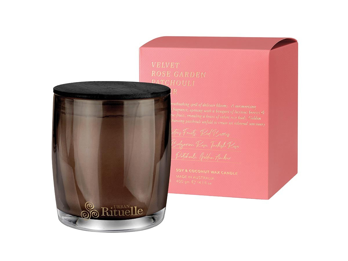 APOTHECA SOY WAX CANDLE VELVET ROSE