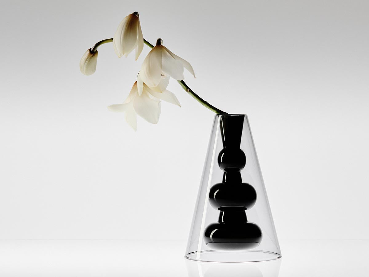 BUMP VASE CONE BLACK_19