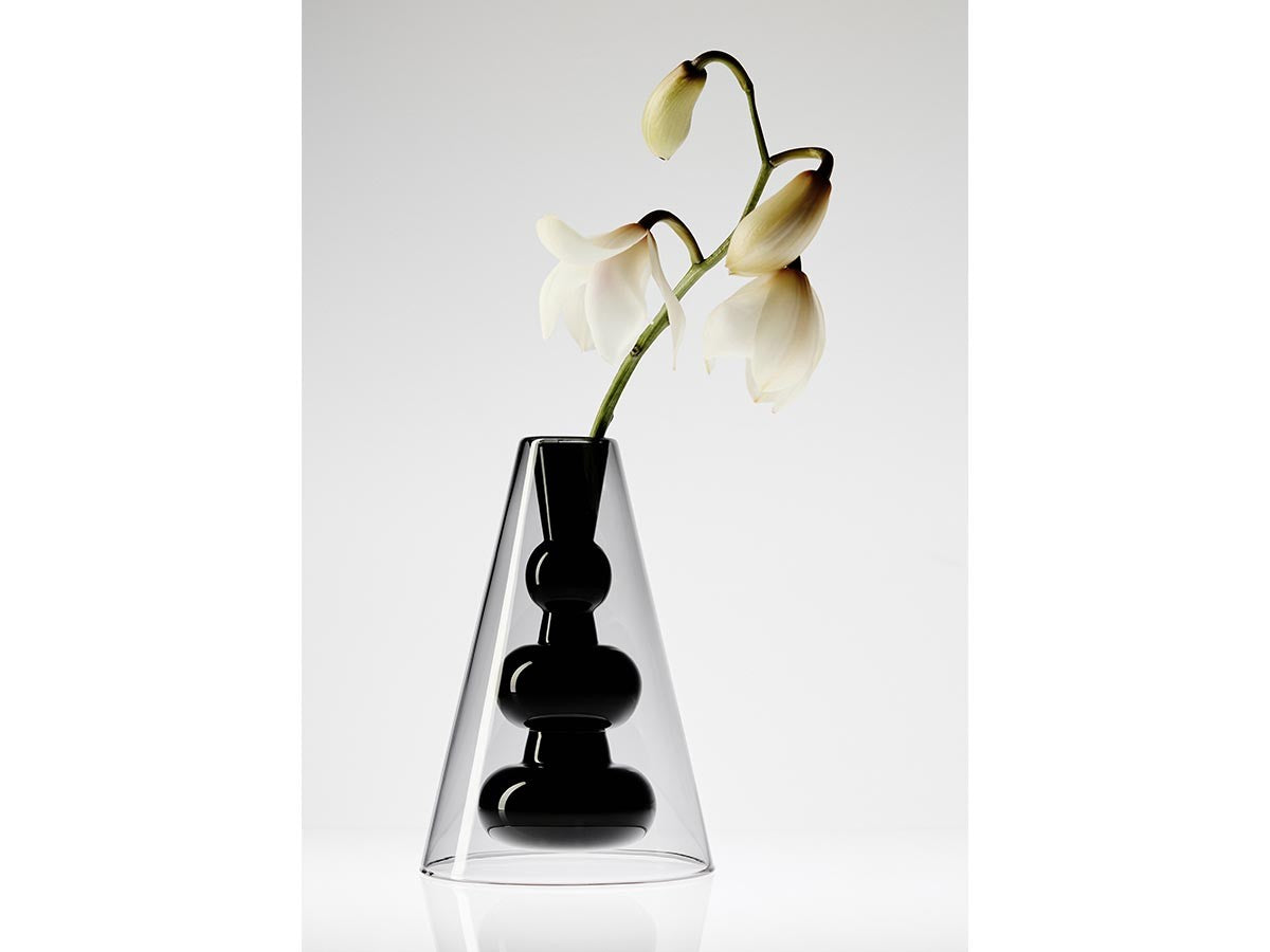 BUMP VASE CONE BLACK_20