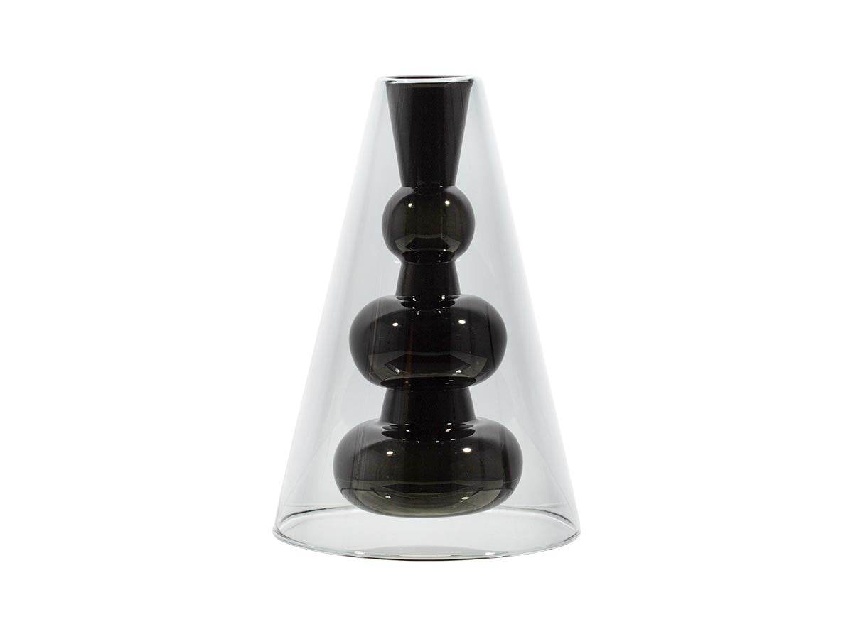 BUMP VASE CONE BLACK_34