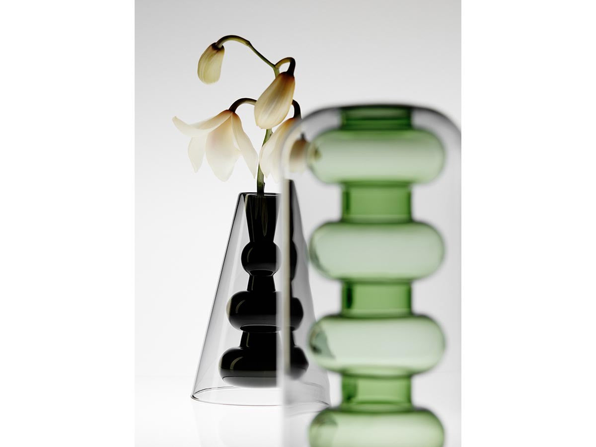 BUMP VASE TALL GREEN_14