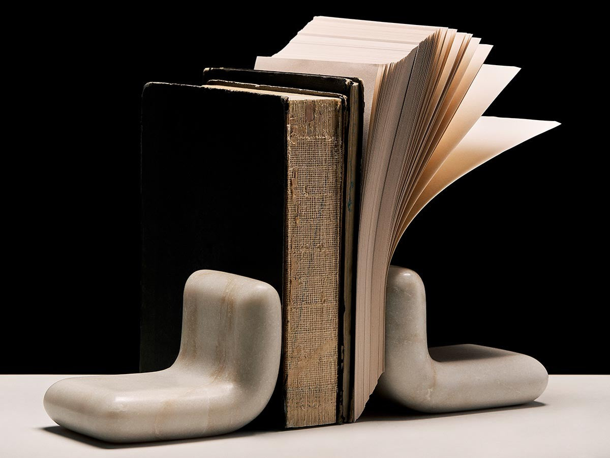 STONE BOOKEND WHITE SET_3