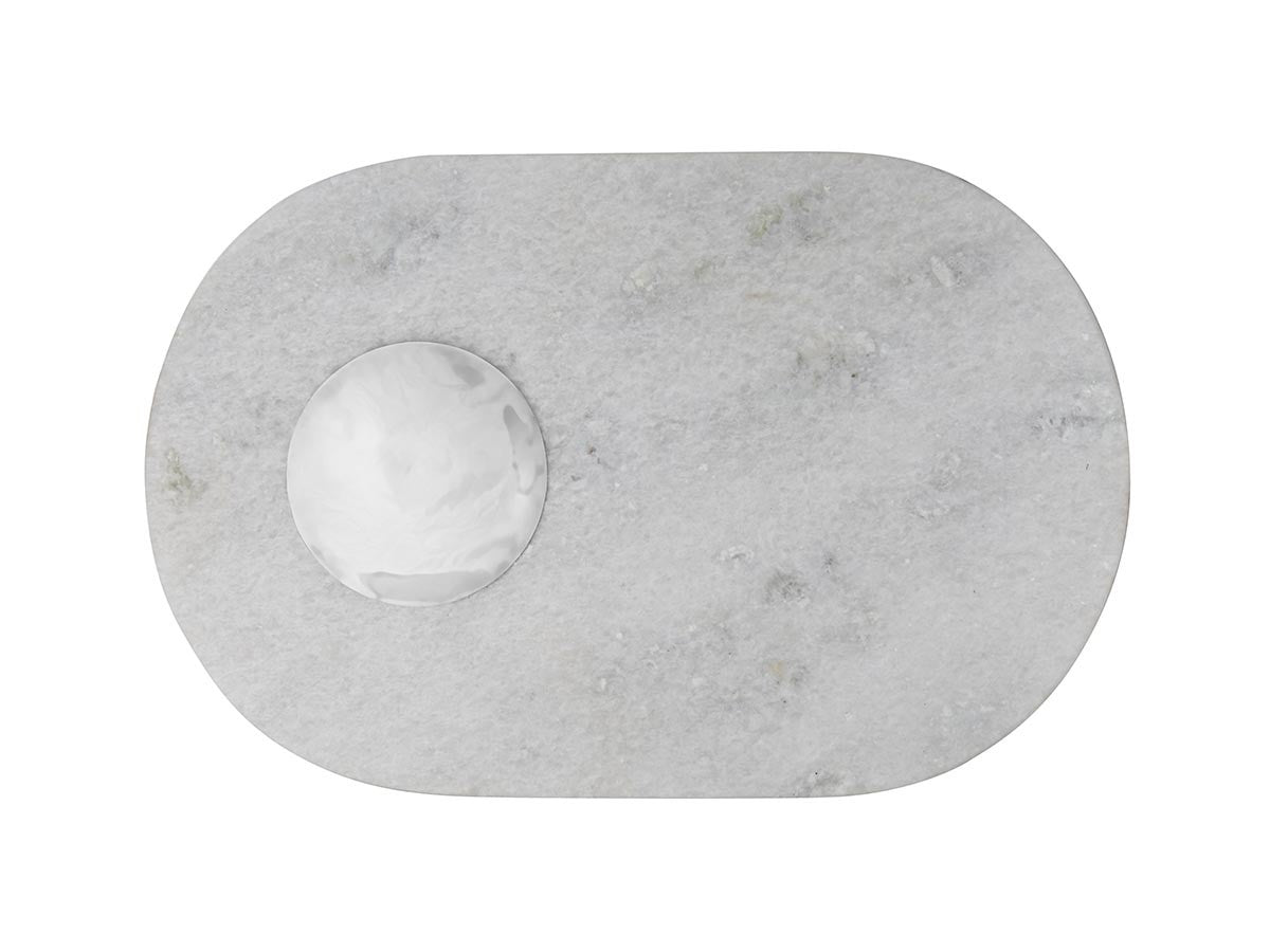 STONE CHOPPING BOARD WHITE