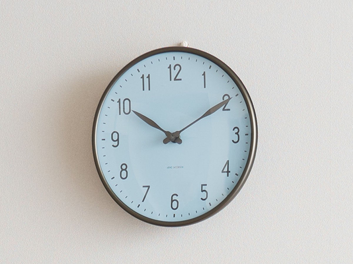 ARNE JACOBSEN STATION ROYAL BLUE WALL CLOCK_6