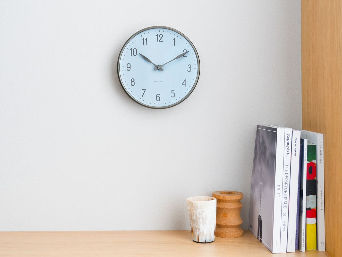 ARNE JACOBSEN STATION ROYAL BLUE WALL CLOCK_2