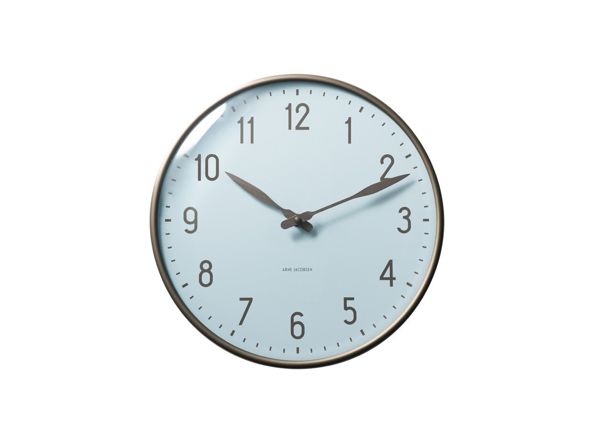 ARNE JACOBSEN STATION ROYAL BLUE WALL CLOCK